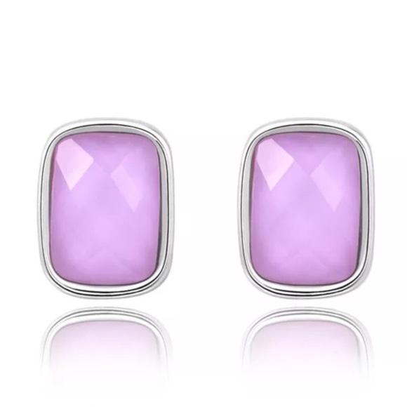 gallery_of_gems Jewelry - ⤵️Faceted Crystal Lavender Square Earrings!